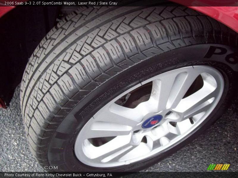 Laser Red / Slate Gray 2006 Saab 9-3 2.0T SportCombi Wagon