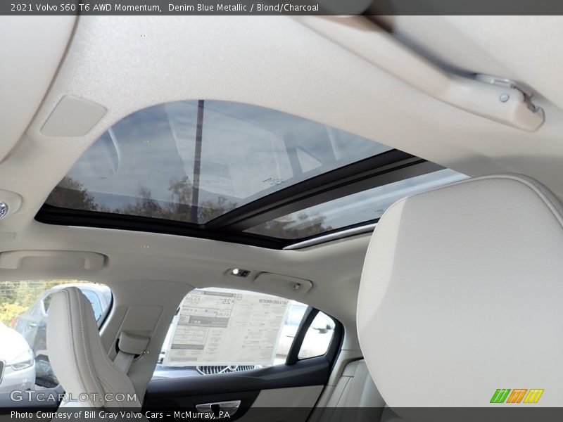 Sunroof of 2021 S60 T6 AWD Momentum