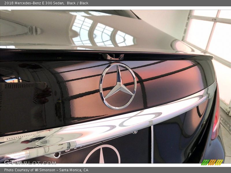 Black / Black 2018 Mercedes-Benz E 300 Sedan
