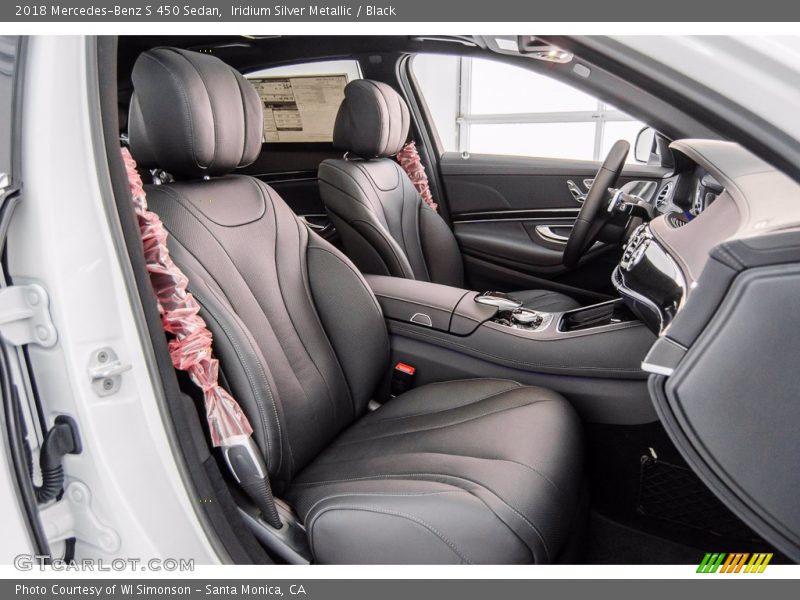 Iridium Silver Metallic / Black 2018 Mercedes-Benz S 450 Sedan