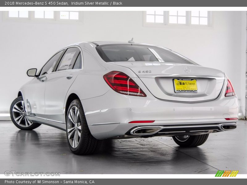Iridium Silver Metallic / Black 2018 Mercedes-Benz S 450 Sedan