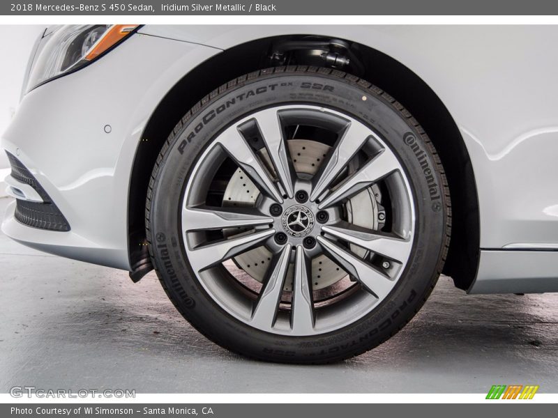 Iridium Silver Metallic / Black 2018 Mercedes-Benz S 450 Sedan
