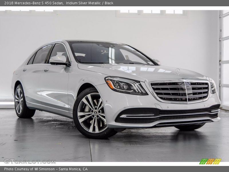Iridium Silver Metallic / Black 2018 Mercedes-Benz S 450 Sedan