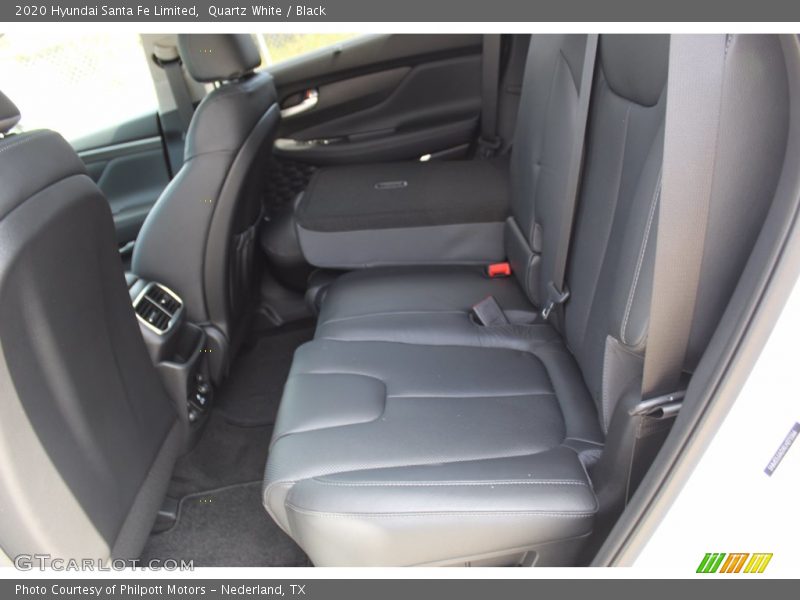 Quartz White / Black 2020 Hyundai Santa Fe Limited