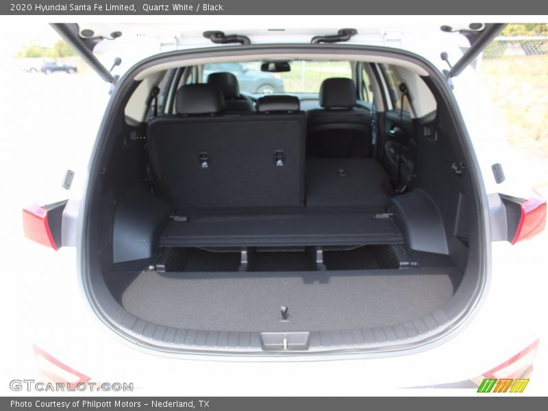 Quartz White / Black 2020 Hyundai Santa Fe Limited