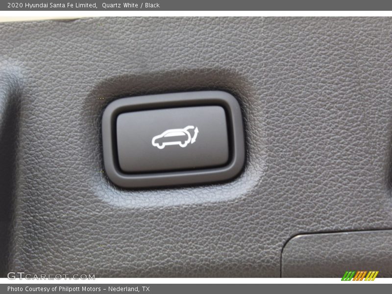 Quartz White / Black 2020 Hyundai Santa Fe Limited