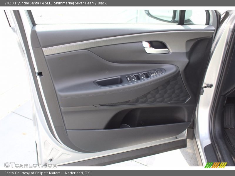 Shimmering Silver Pearl / Black 2020 Hyundai Santa Fe SEL