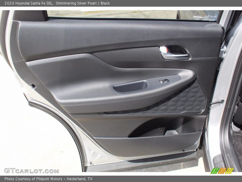 Shimmering Silver Pearl / Black 2020 Hyundai Santa Fe SEL