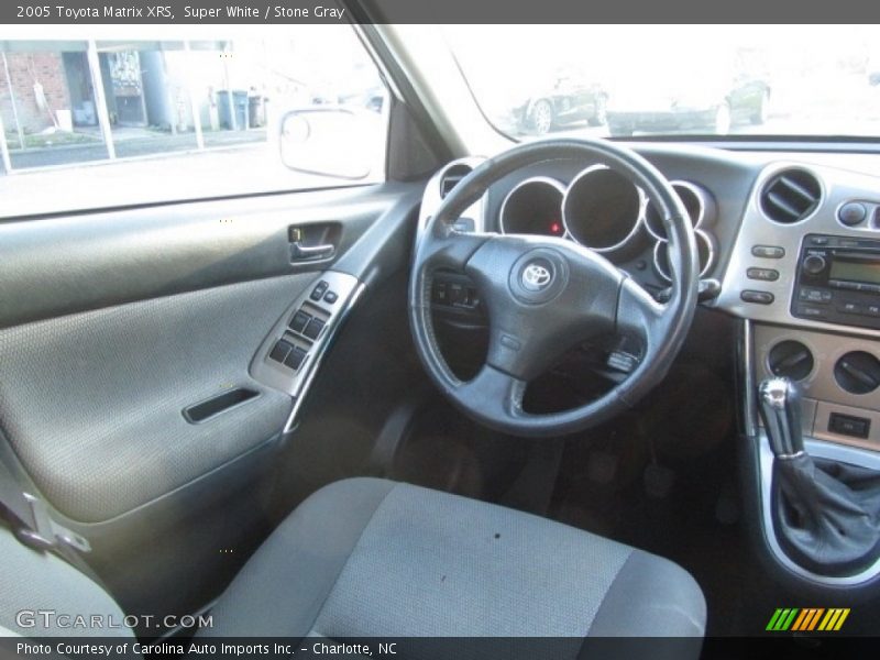 Super White / Stone Gray 2005 Toyota Matrix XRS