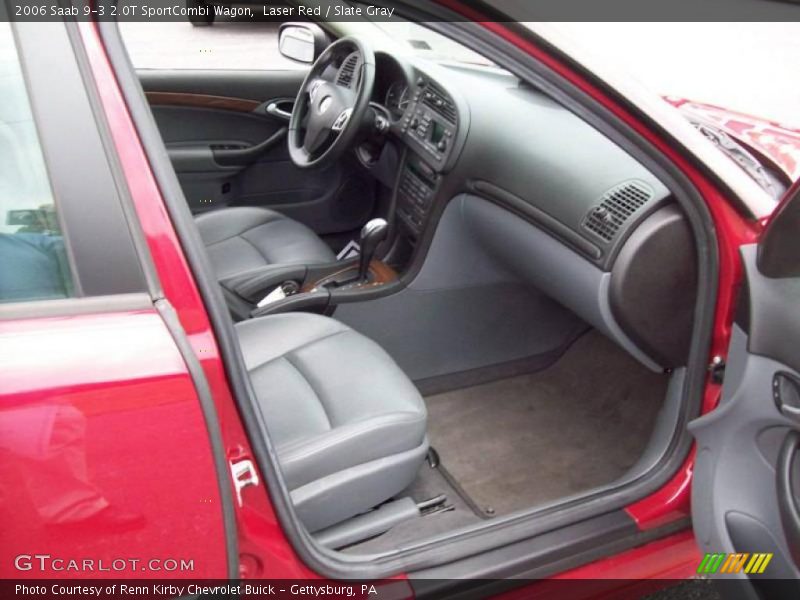 Laser Red / Slate Gray 2006 Saab 9-3 2.0T SportCombi Wagon