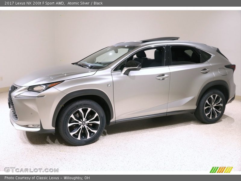 Atomic Silver / Black 2017 Lexus NX 200t F Sport AWD