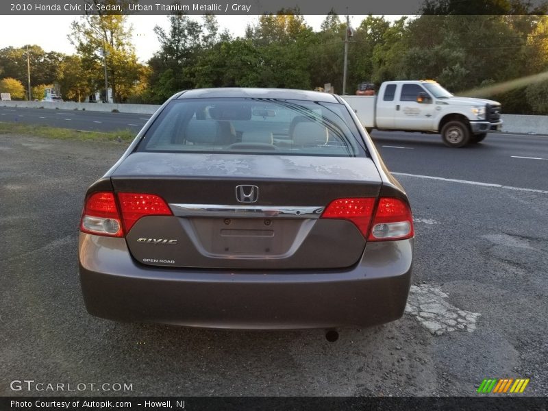 Urban Titanium Metallic / Gray 2010 Honda Civic LX Sedan