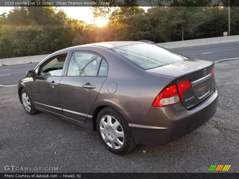 Urban Titanium Metallic / Gray 2010 Honda Civic LX Sedan