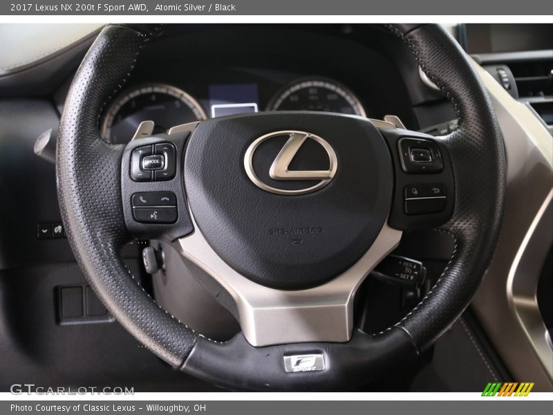 Atomic Silver / Black 2017 Lexus NX 200t F Sport AWD