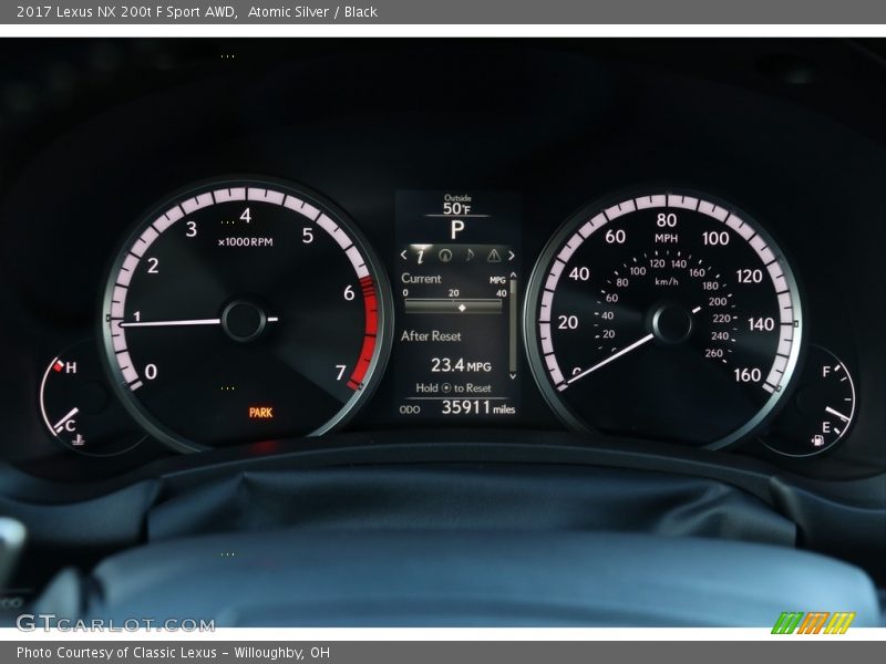 Atomic Silver / Black 2017 Lexus NX 200t F Sport AWD