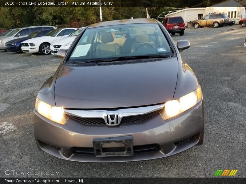 Urban Titanium Metallic / Gray 2010 Honda Civic LX Sedan
