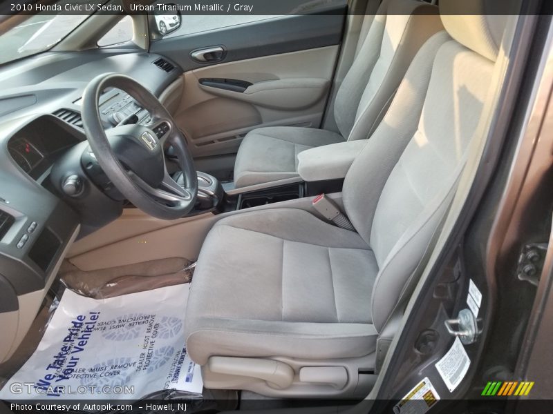 Urban Titanium Metallic / Gray 2010 Honda Civic LX Sedan
