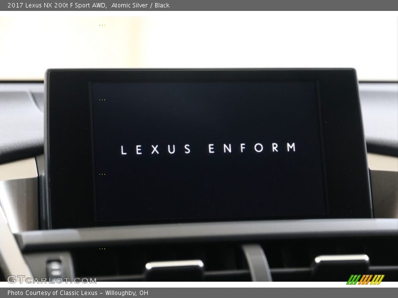 Atomic Silver / Black 2017 Lexus NX 200t F Sport AWD