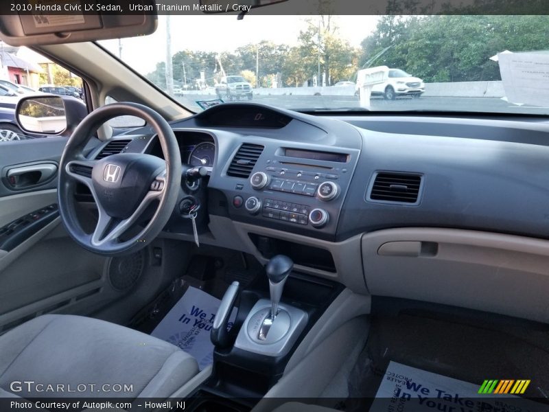 Urban Titanium Metallic / Gray 2010 Honda Civic LX Sedan