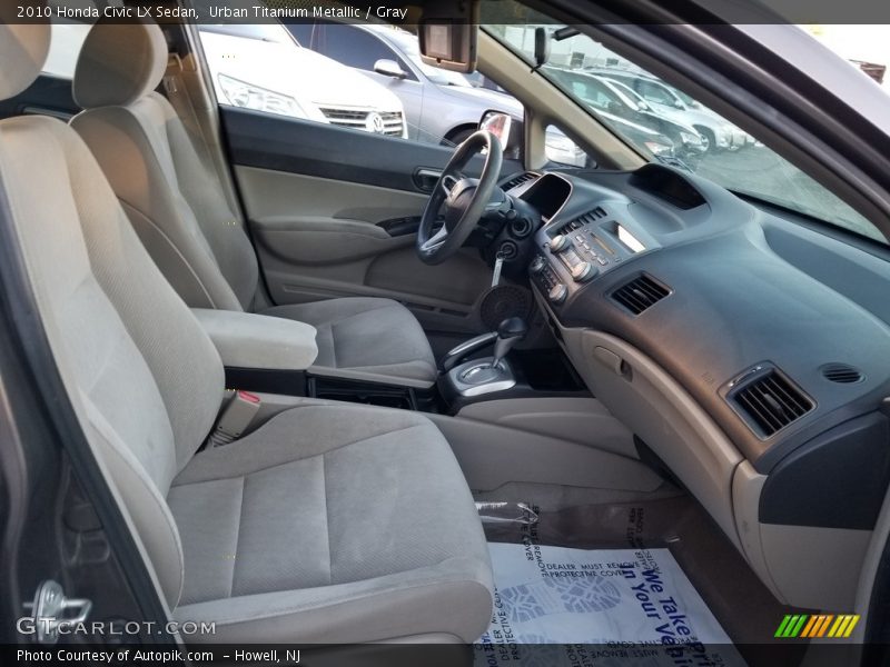 Urban Titanium Metallic / Gray 2010 Honda Civic LX Sedan