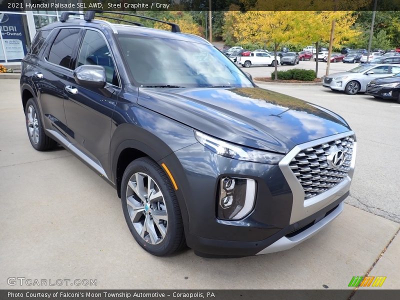 Steel Graphite / Gray 2021 Hyundai Palisade SEL AWD