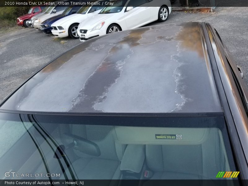 Urban Titanium Metallic / Gray 2010 Honda Civic LX Sedan