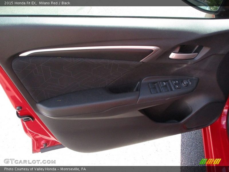 Milano Red / Black 2015 Honda Fit EX