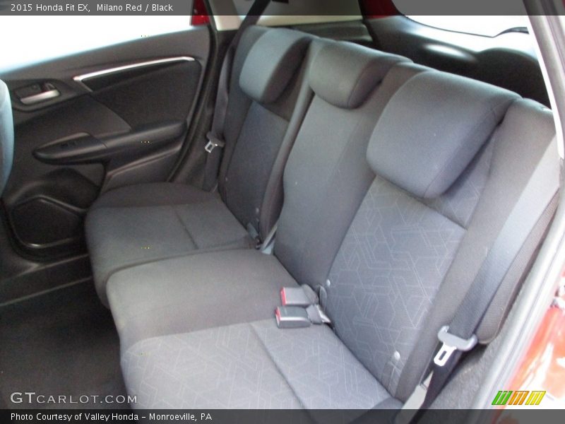 Milano Red / Black 2015 Honda Fit EX