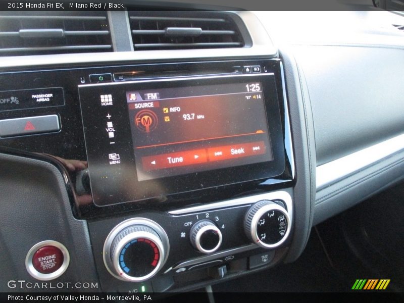 Milano Red / Black 2015 Honda Fit EX
