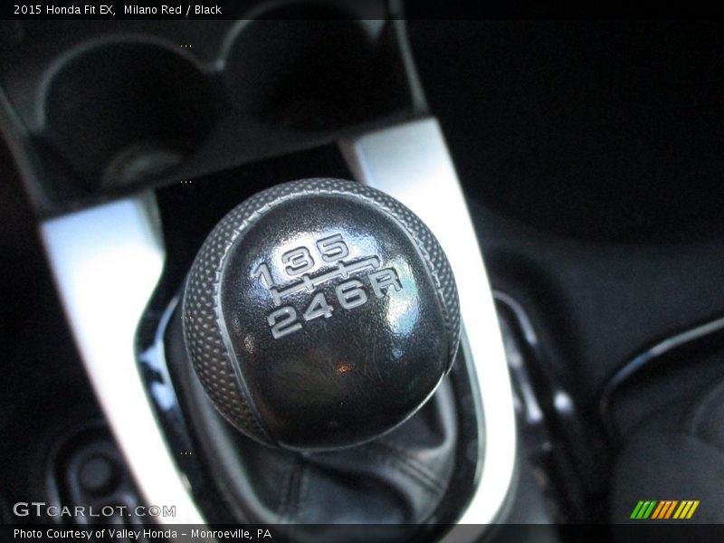 Milano Red / Black 2015 Honda Fit EX