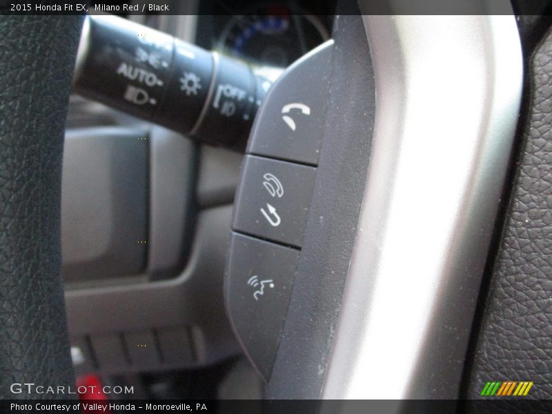Milano Red / Black 2015 Honda Fit EX