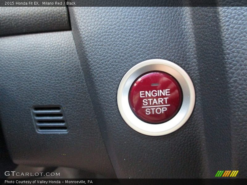 Milano Red / Black 2015 Honda Fit EX