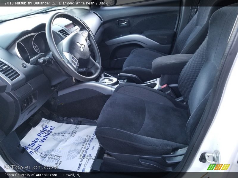 Front Seat of 2013 Outlander ES