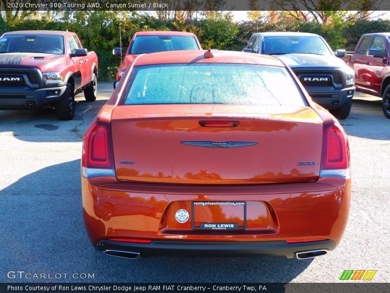 Canyon Sunset / Black 2020 Chrysler 300 Touring AWD