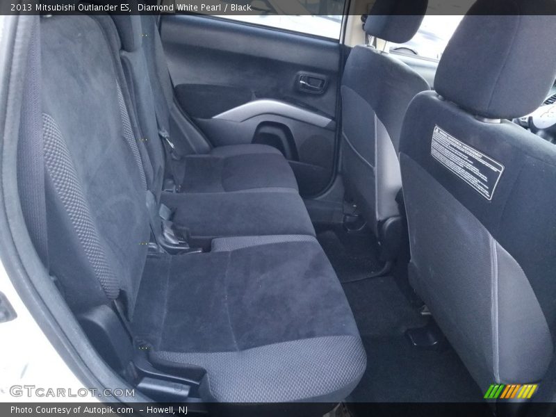 Rear Seat of 2013 Outlander ES
