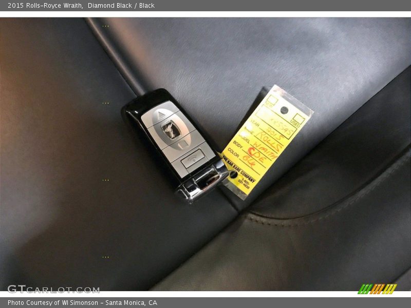 Diamond Black / Black 2015 Rolls-Royce Wraith