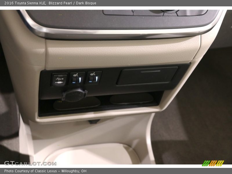 Blizzard Pearl / Dark Bisque 2016 Toyota Sienna XLE