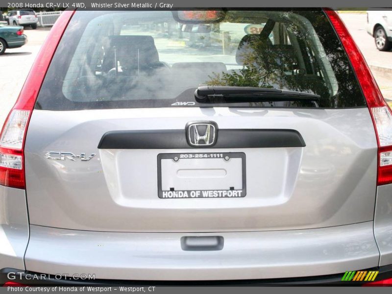 Whistler Silver Metallic / Gray 2008 Honda CR-V LX 4WD
