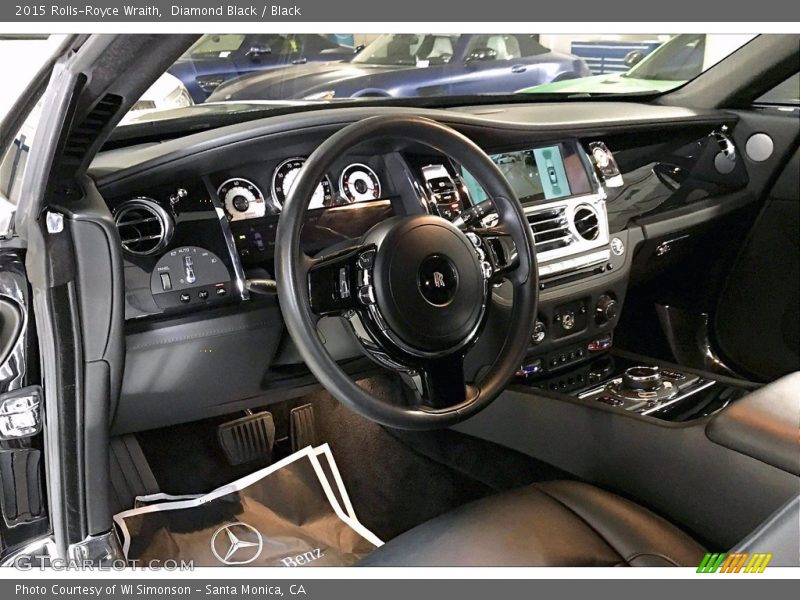 Dashboard of 2015 Wraith 