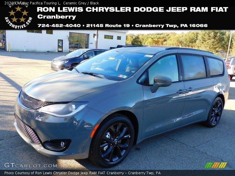 Ceramic Grey / Black 2020 Chrysler Pacifica Touring L