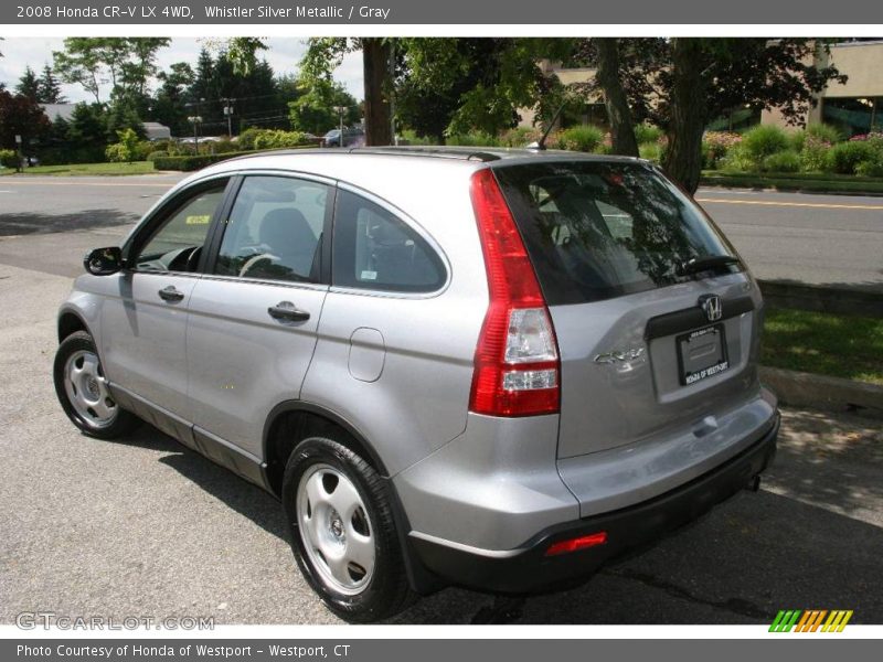 Whistler Silver Metallic / Gray 2008 Honda CR-V LX 4WD