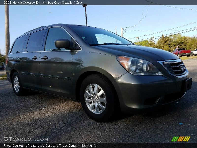 Nimbus Gray Metallic / Gray 2008 Honda Odyssey EX