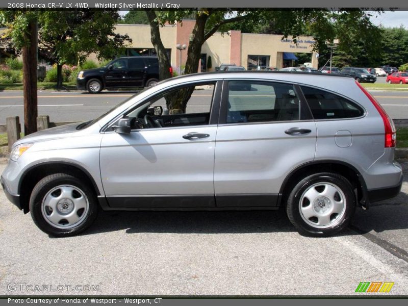 Whistler Silver Metallic / Gray 2008 Honda CR-V LX 4WD