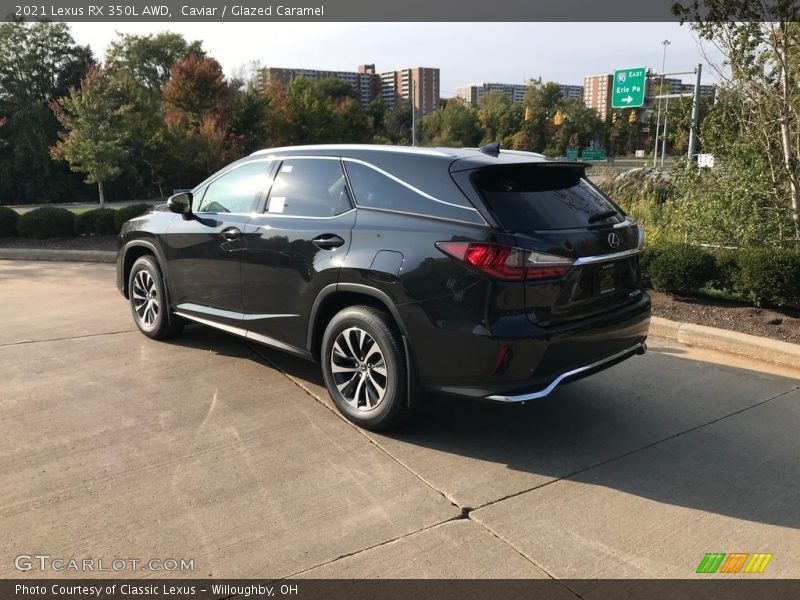 Caviar / Glazed Caramel 2021 Lexus RX 350L AWD