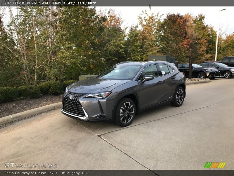Nebula Gray Pearl / Birch 2020 Lexus UX 250h AWD