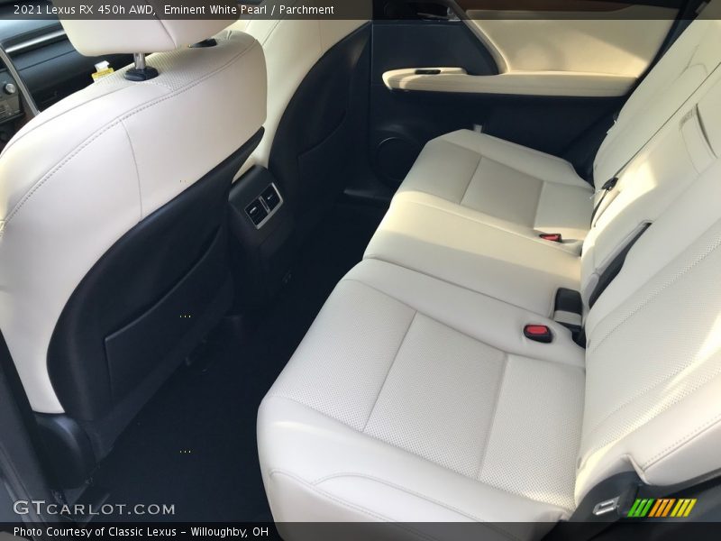 Eminent White Pearl / Parchment 2021 Lexus RX 450h AWD