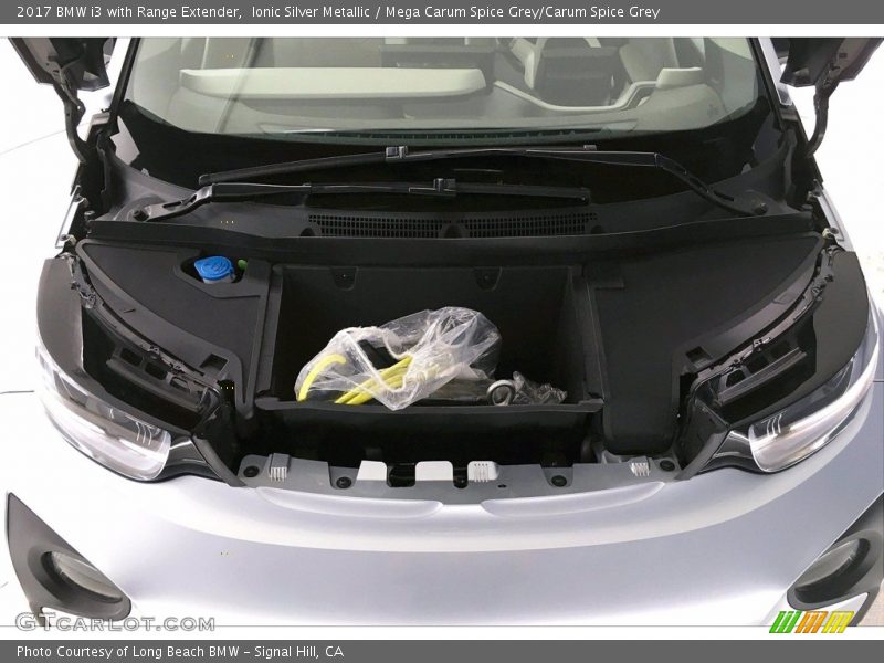 Ionic Silver Metallic / Mega Carum Spice Grey/Carum Spice Grey 2017 BMW i3 with Range Extender