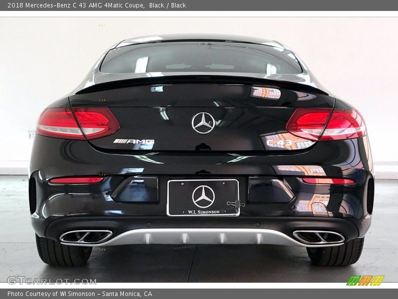 Black / Black 2018 Mercedes-Benz C 43 AMG 4Matic Coupe