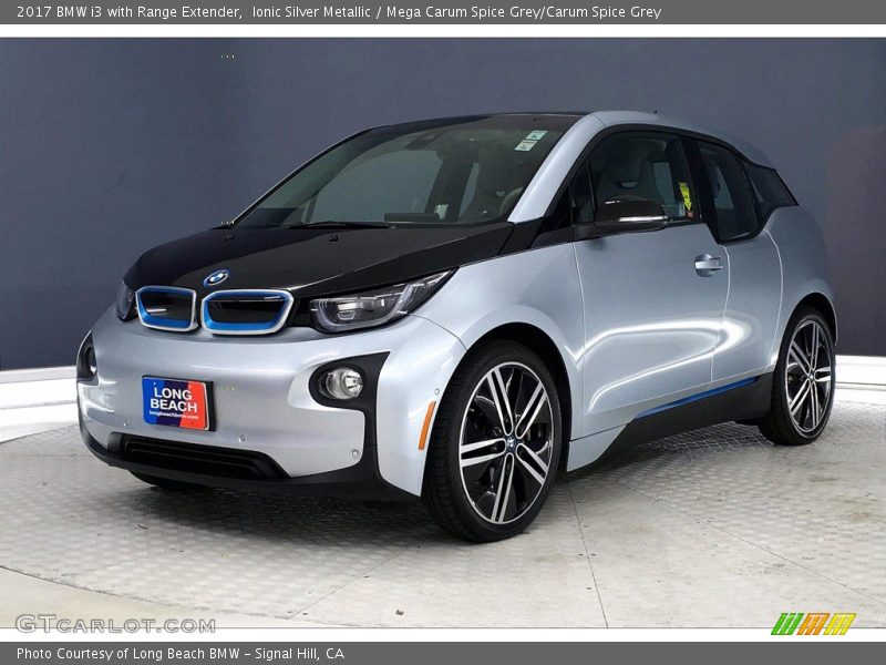Ionic Silver Metallic / Mega Carum Spice Grey/Carum Spice Grey 2017 BMW i3 with Range Extender