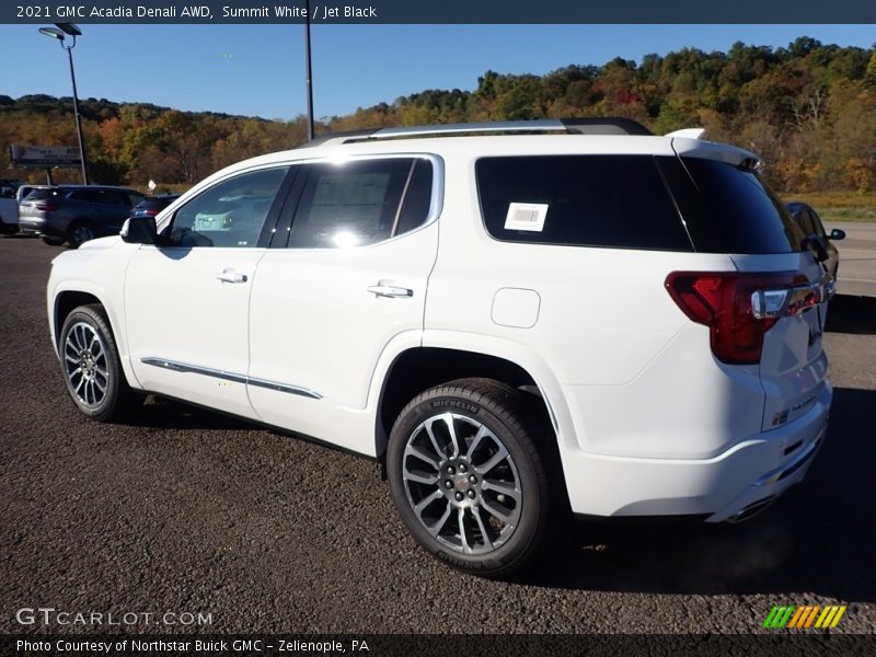 Summit White / Jet Black 2021 GMC Acadia Denali AWD